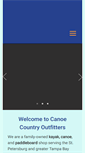 Mobile Screenshot of canoecountryfl.com
